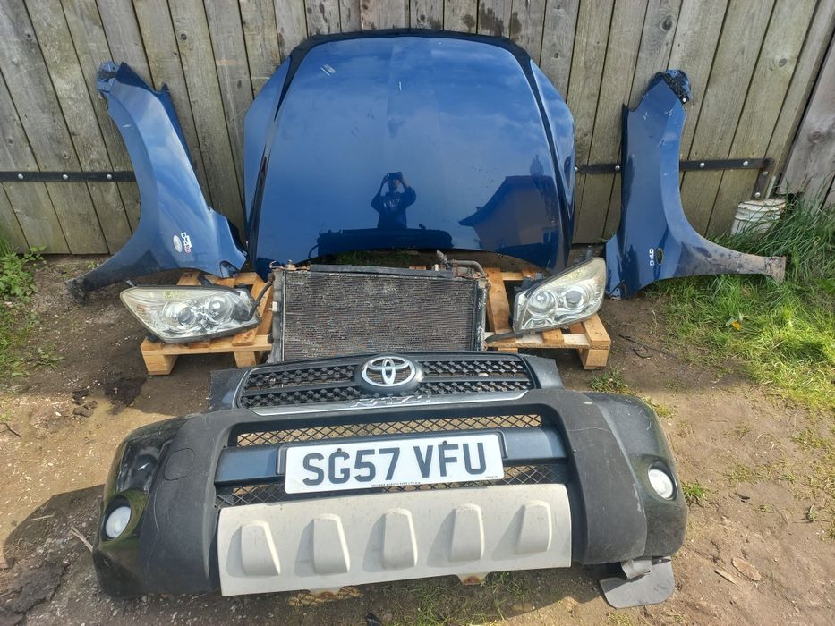 Przód kompletny toyota rav4 maska zderzak chłodnice błotnik