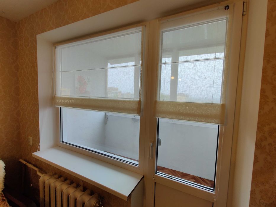 Ролети день ніч, жалюзи, римські, рулонні штори, тканинні жалюзі