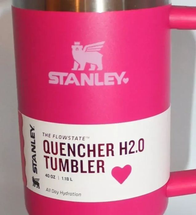 Термокружка Stanley 1.18 л крышка FlowState соломинка Розовая 10063