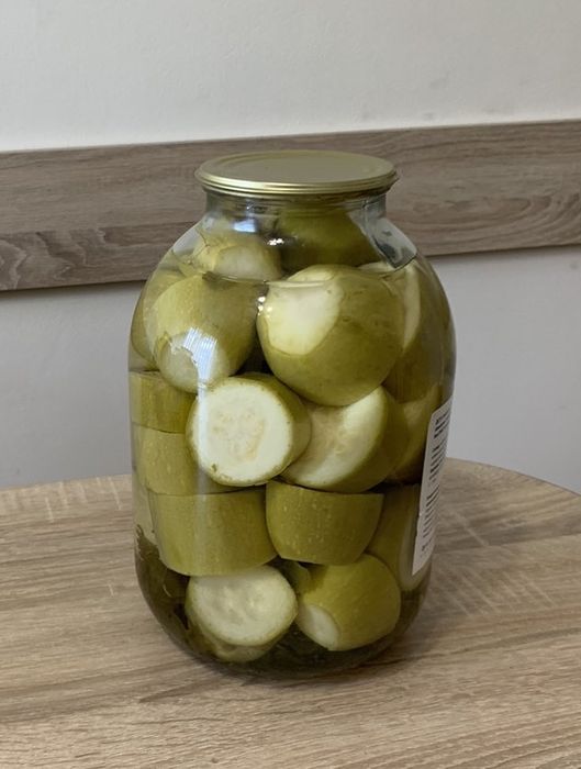 Огірки консервовані 3л Кабачки Помідори консервовані 3л