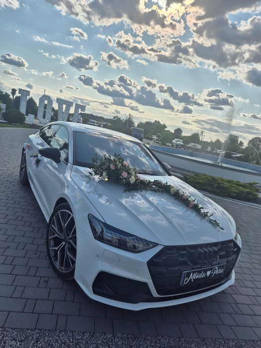 Auto samochód do ślubu LUKSUS - Nowe AUDI A5 i A7 / wynajem