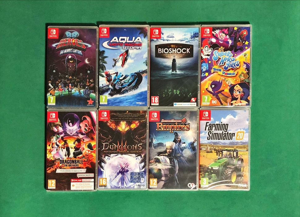 NINTENDO SWITCH SELADO [desde 18€] Dance DC Mario Snk Sonic TT Zelda