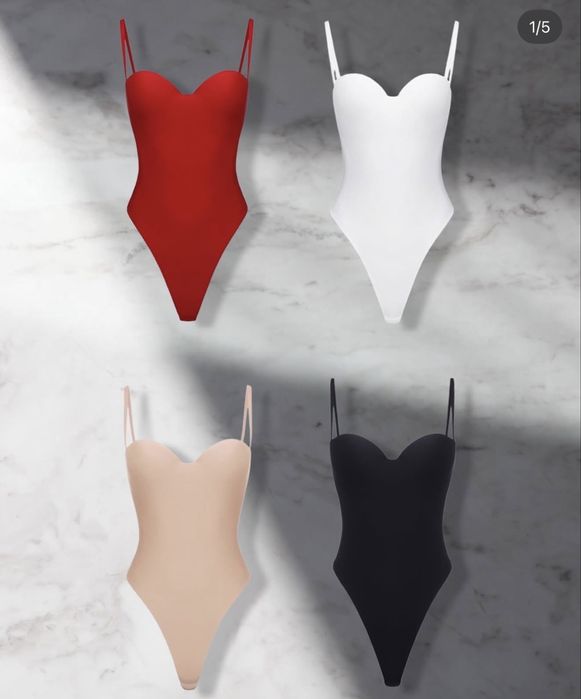 Боди clarsy красное