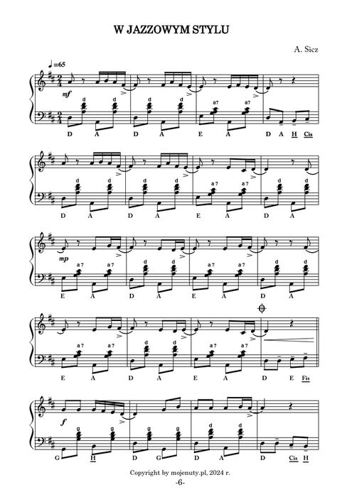 Lekkie utwory na akordeon