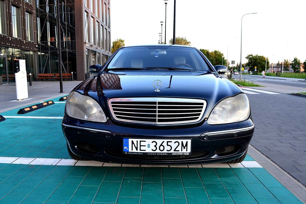 Mercedes - Benz S-500 L ,  5.0 cm benzyna , super stan , Polski salon , okazja !