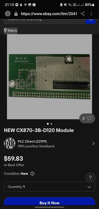 Продам плату NEW CX870-3B-D120 Module