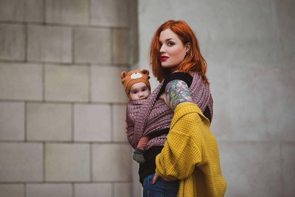 Chusta Kuukivi Cone Weave do noszenia dziecka rozmiar 5