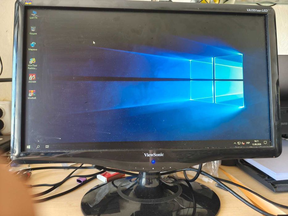 Широкоформатний LED монітор 19 дюймів ViewSonic VA1931WA-LED
