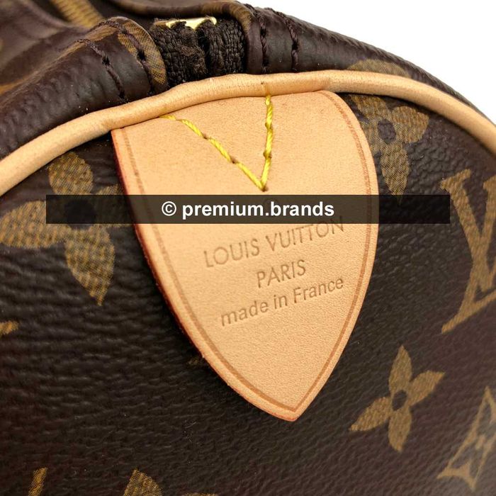 Torebka Louis Vuitton Speedy 30 canvas monogram/skóra naturalna