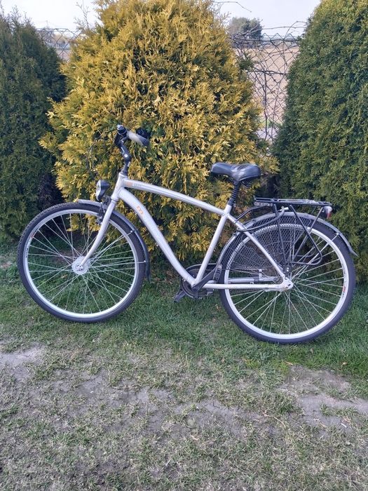 Rower męski 28 srebrny