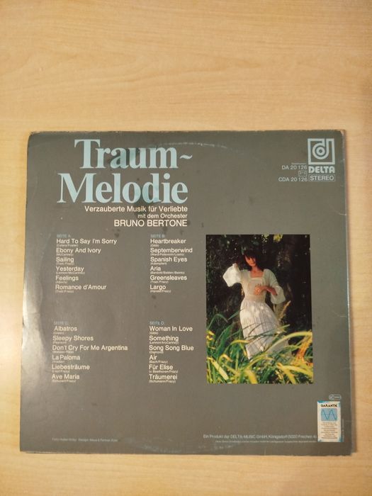 Romantyczne melodie Orkiestra Bruno Bertone płyty winylowe