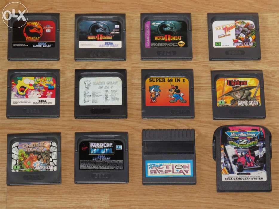 Game Gear: Consola, Jogos, manuais e Acessórios