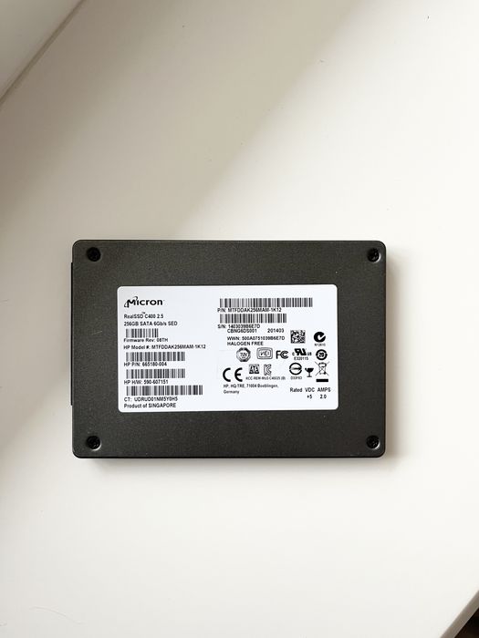ssd Micron c400 256gb
