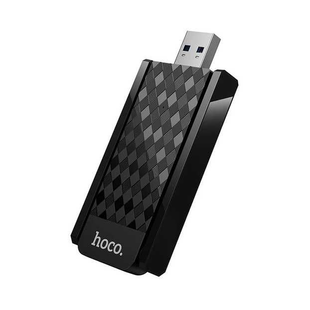 WiFi адаптер HOCO HI34 USB WiFi 6 дводіапазонний 2.4/5 GHz