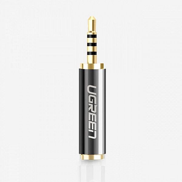 Ugreen adapter audio jack 2.5mm męski do jack 3.5mm żeński czarny (205