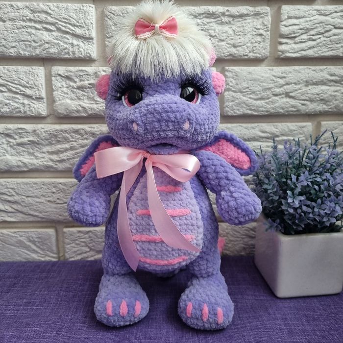 В'язаний дракон. Подарунок. Ручна робота