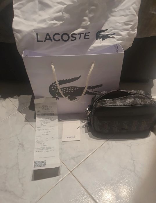 Bolsa lacoste homem