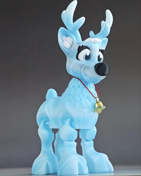 іграшка олень з колокольчиком