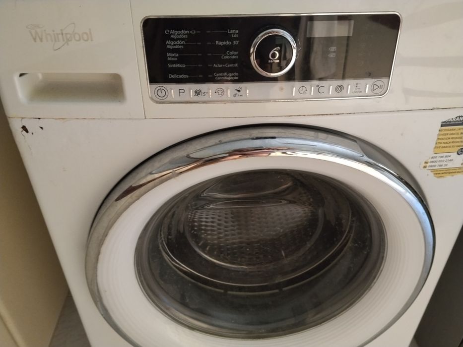 Máquina lavar roupa para desocupar