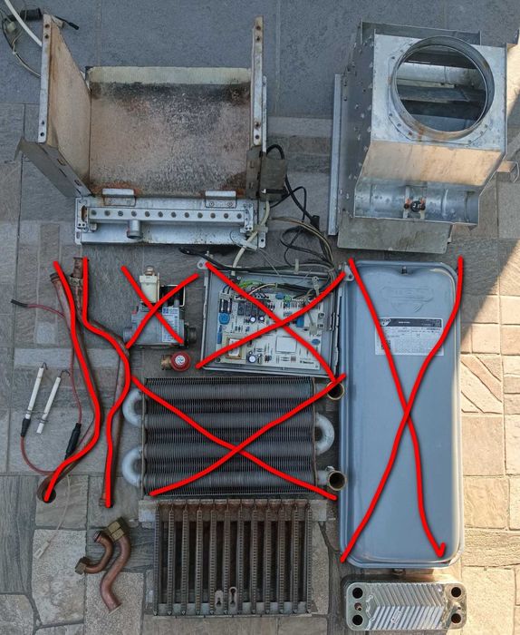 Запчасти на котёл Immergas Nike mini 24