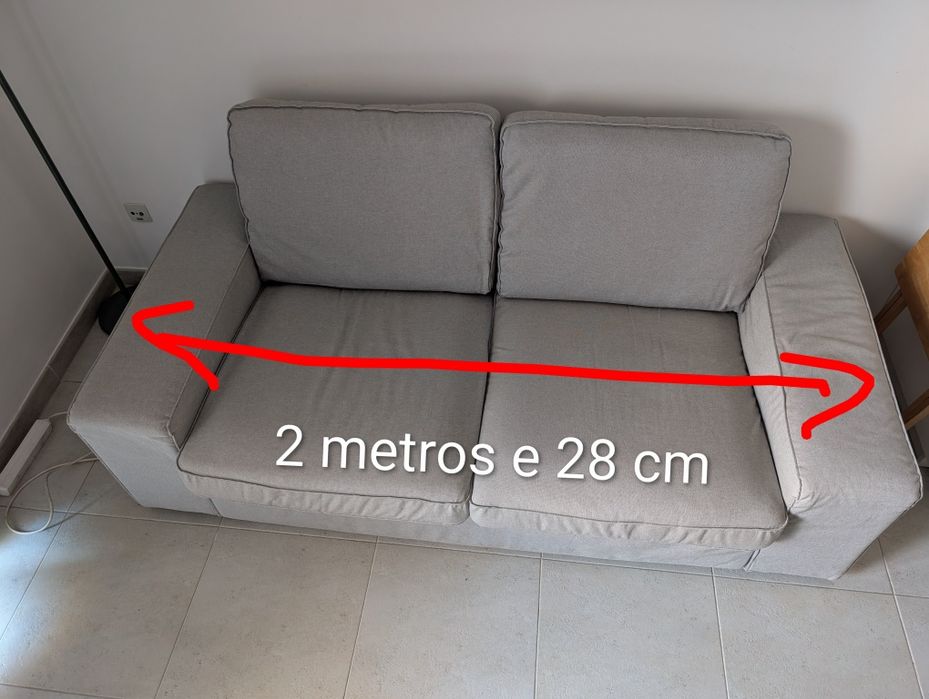 Sofá de 3 lugares em excelente estado