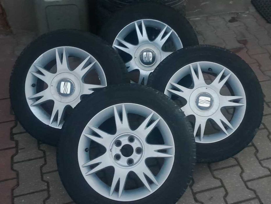 Felgi aluminiowe 15" cali 5x100 koła opony ET43 Seat Ibiza 6L0'601025A