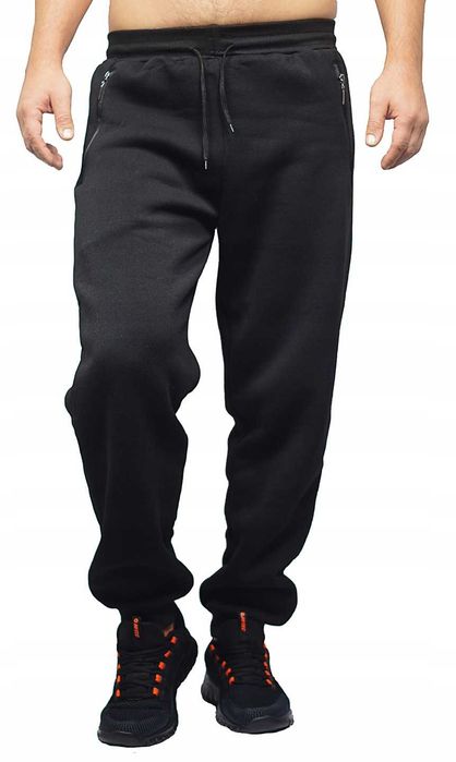 Spodnie Dresowe Ocieplane Joggery ND02 C r.2XL