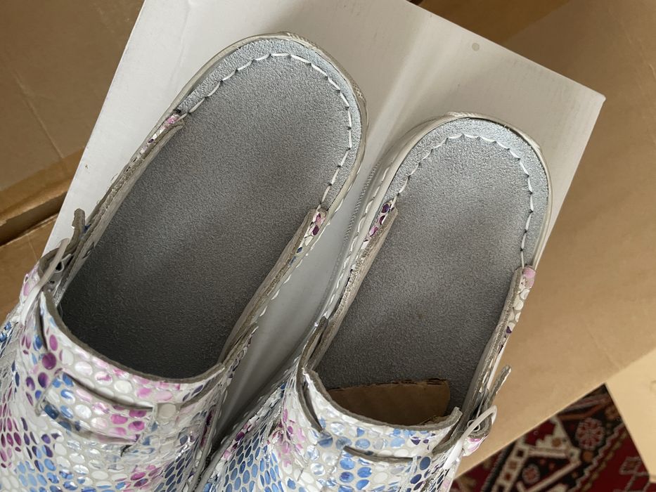 Buty medyczne skórzane