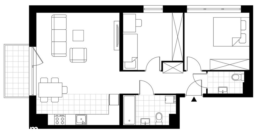 3-pokojowe mieszkanie 61m2 + balkon