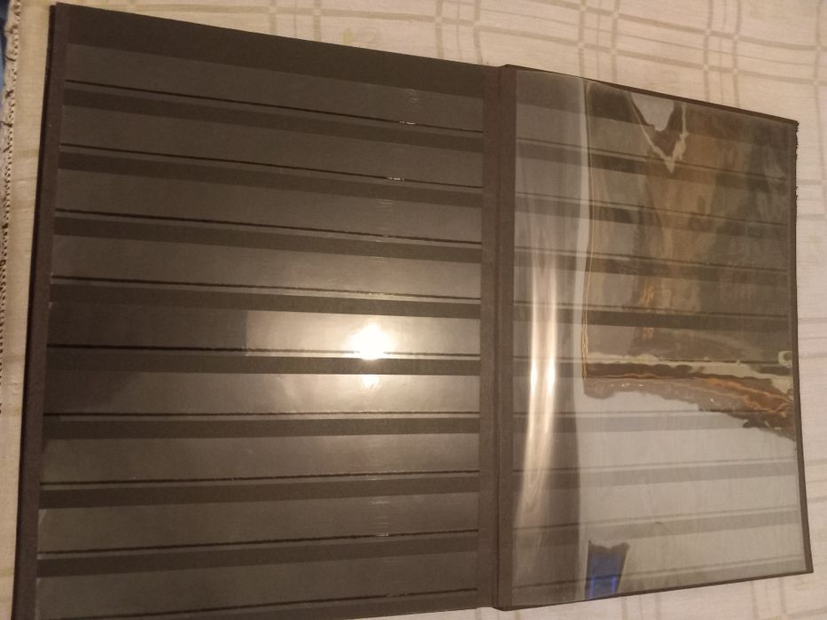 Expositor e selos Filatelia