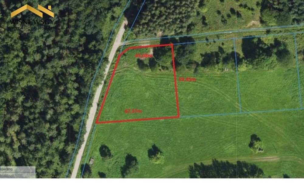 Działka z pozwoleniem na budowę, 3184 m², Jagodnik - More