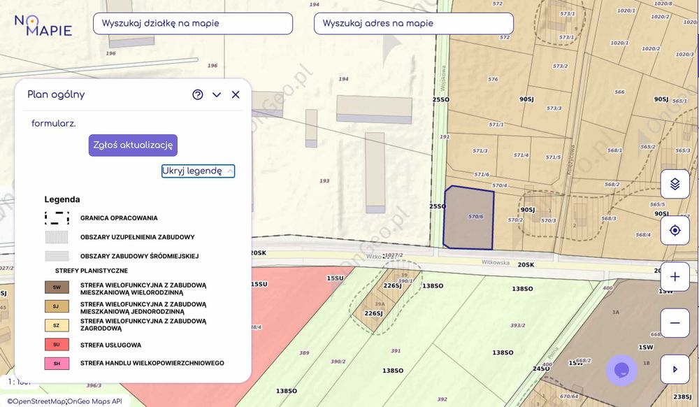 Działka 1410 m² z MPZP – Jezioro Powidzkie, Powidz