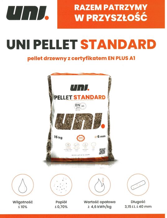 Pellet sosnowy certyfikowany dobrej jakości