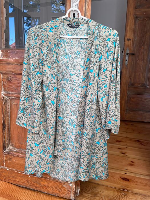 Miss Selfridge kimono narzutka wzory print etno hippie boho