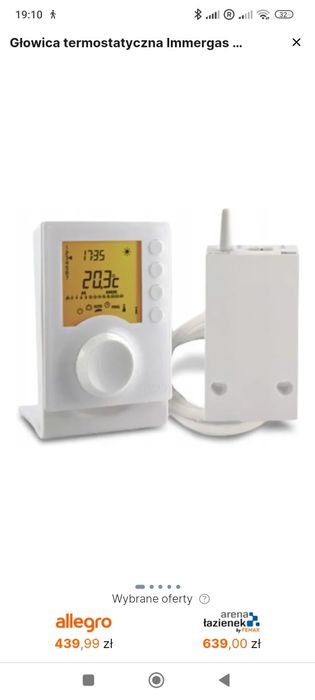 Sterownik ,termostata tybox 437 pompa ciepła