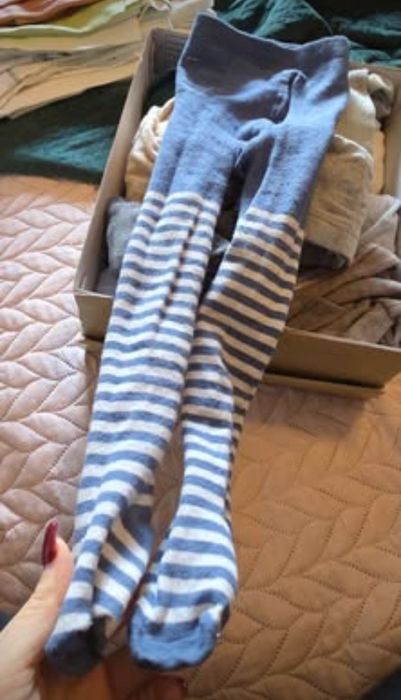 Lote meias calças bebé