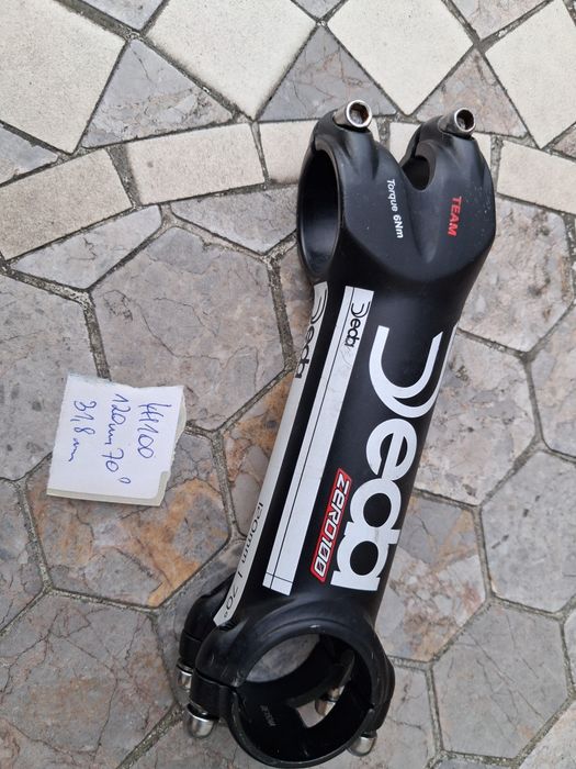 Mostek szosowy ahead deda zero100 . 120mm 70st 31,8mm alu 4h100