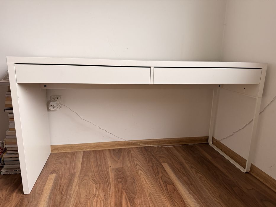 Biurko ikea micke duze białe