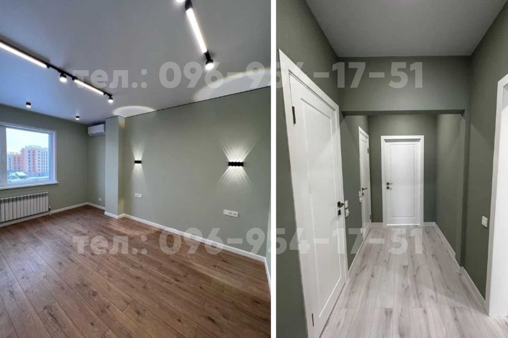 Малярні роботи, шпаклівка стін, фарбування стель Львів Ремонт квартир