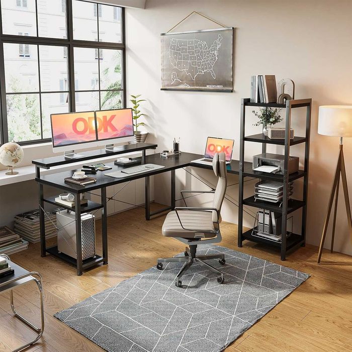 Nowe biurko narożne / blat 137x140 / stół ODK / stanowisko PC !K610!