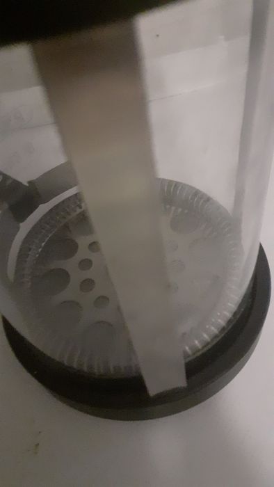 Cafeteira  em pirex e inox nunca usada com altura 22cm