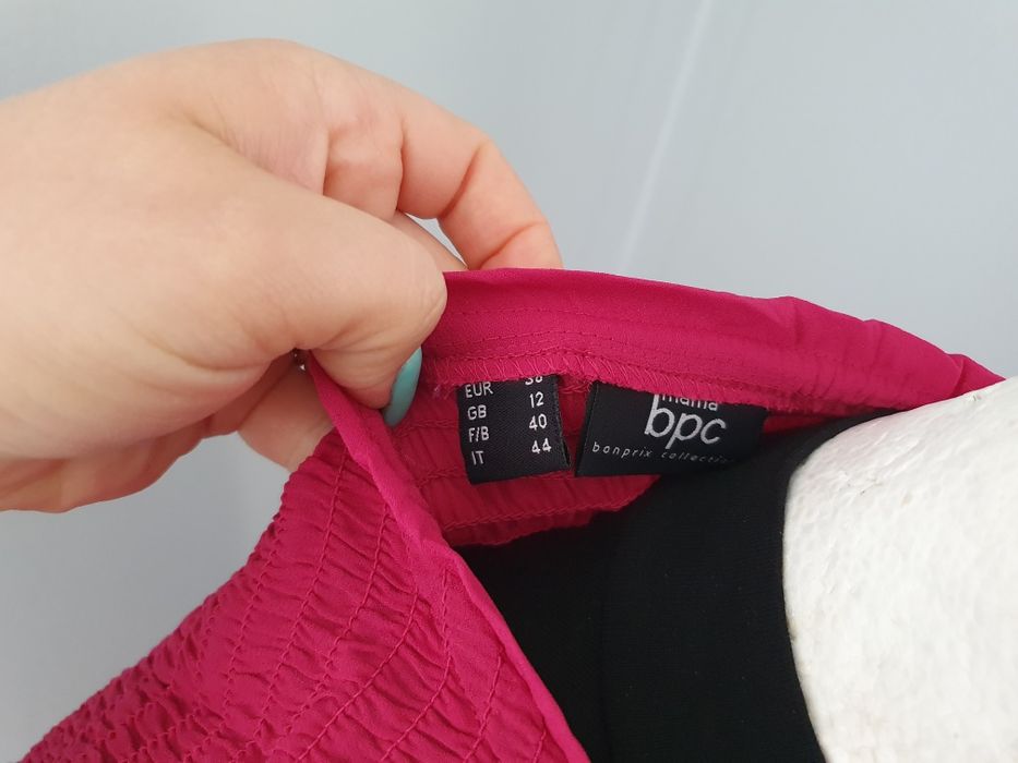 Sukienka ciążowa różowa na wesele poprawiny chrzciny komunie