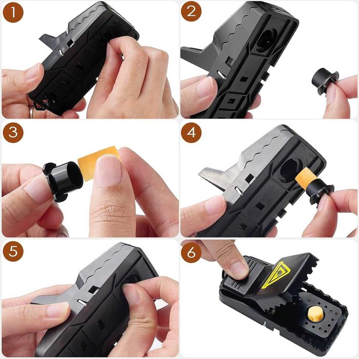 Мишоловка щуроловка пастка для гризунів Fousenuk, Ударна Набір з 8шт