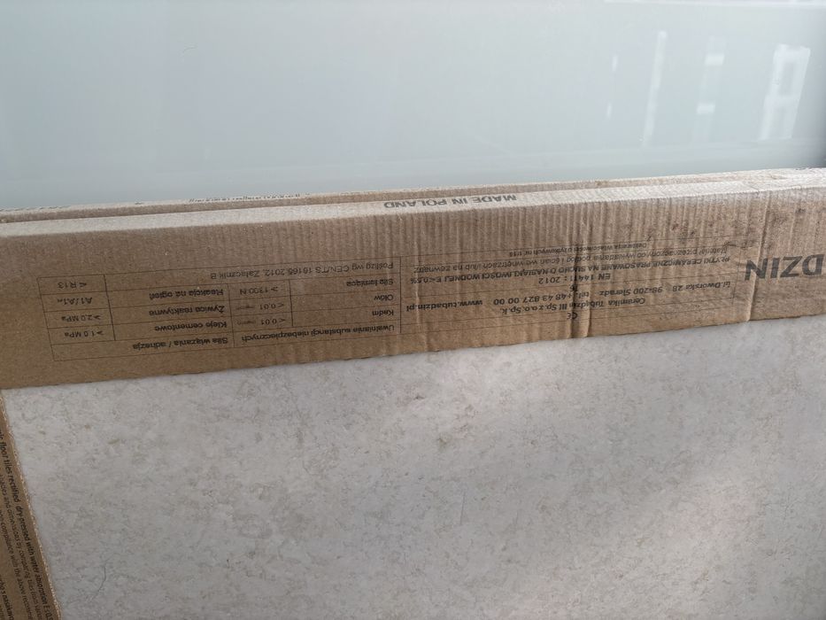 Teri Ivory Satyna Str tubadzin plytka gresowa 1198x598x8