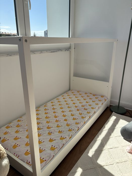 Cama motessori branca