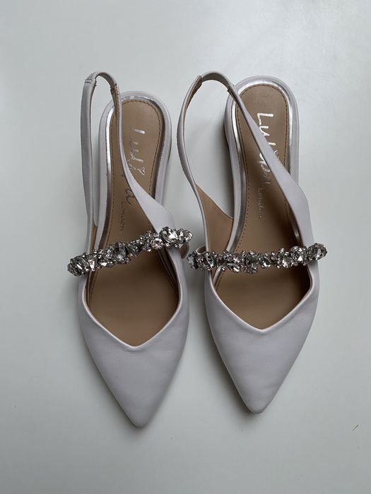 Baleriny buty ślubne białe 39 Lulipa London