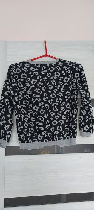Sweter sweterek panterka M L rękaw 3/4 next