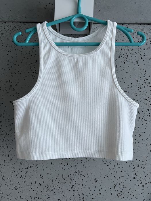 Crop top zestaw biały czarny Reserved rozmiar S
