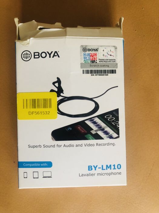 Петличний мікрофон Boya BY-LM10