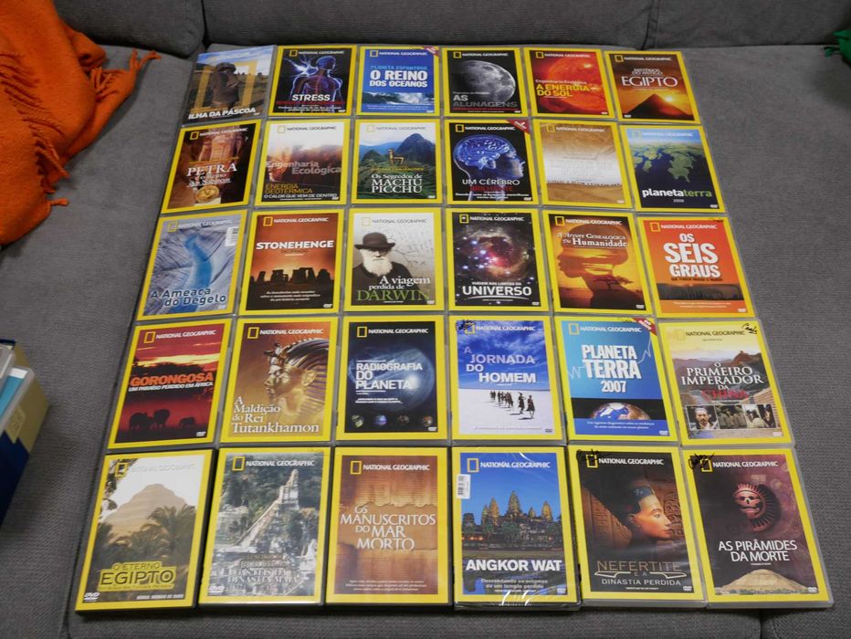 Lote 30 DVDs Documentários – National Geographic